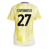 Juventus Andrea Cambiaso #27 Replica Away Shirt Ladies 2024-25 Short Sleeve